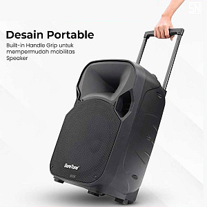 Baretone MAX12AL 12 inch Portable Wireless Speaker